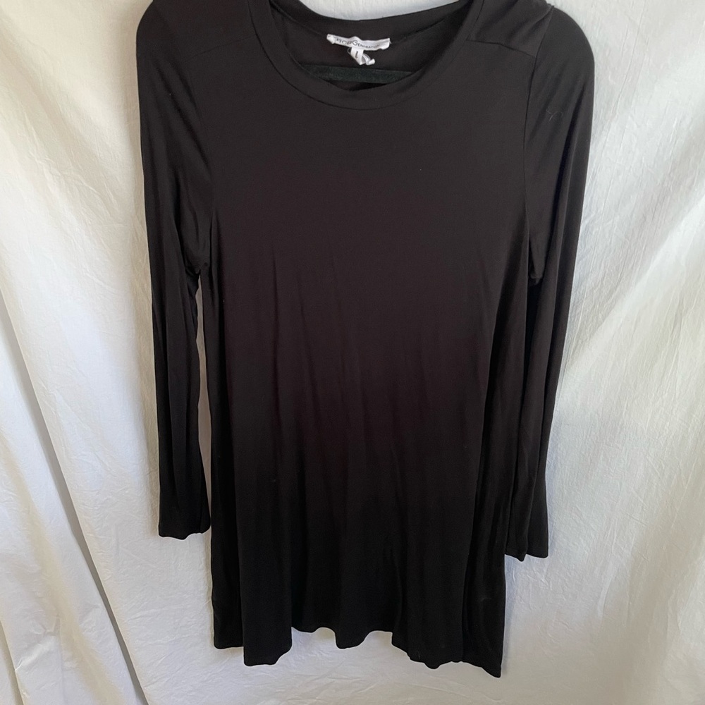 BCBGeneration Classic Black Long Sleeve Tee
